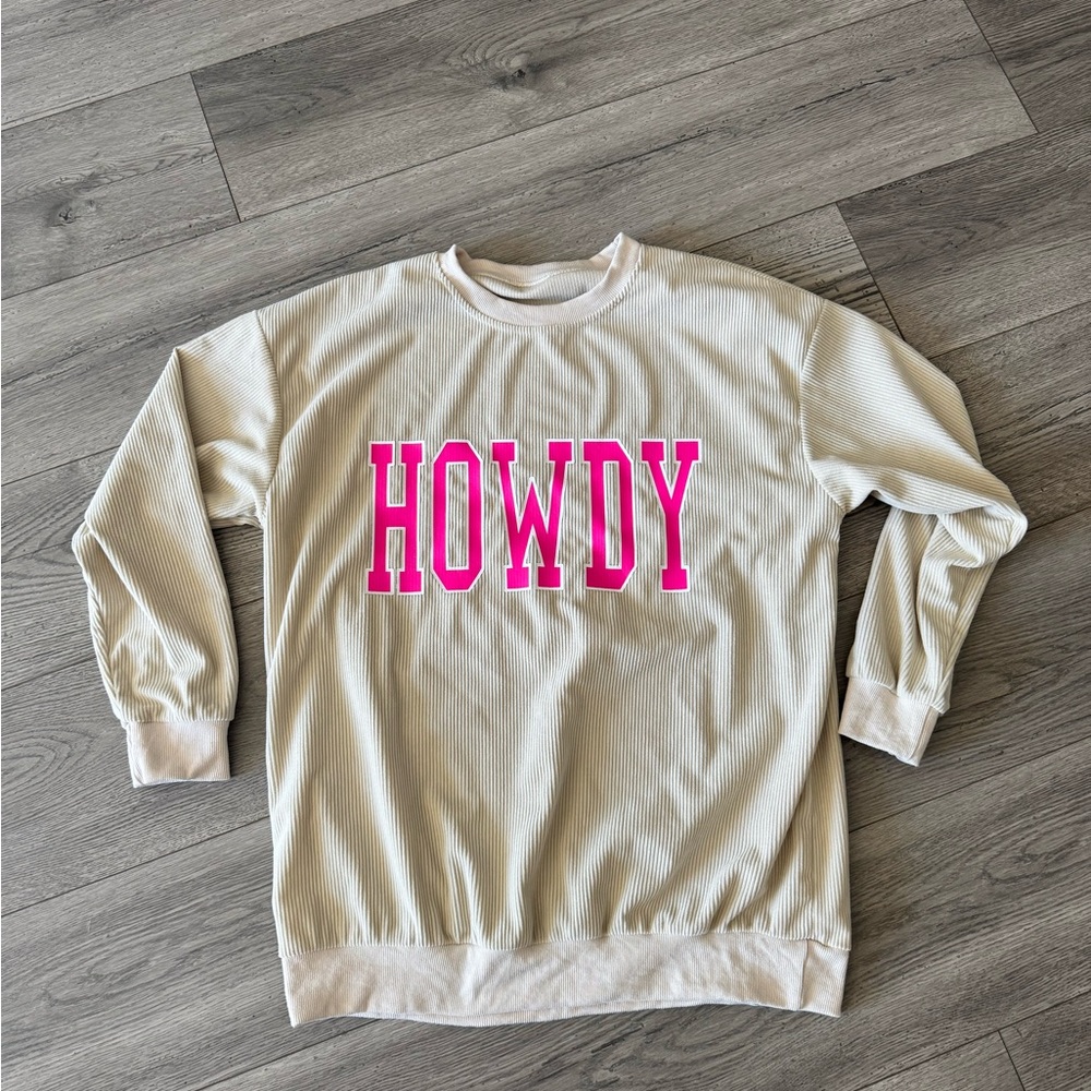 “Howdy” Crewneck